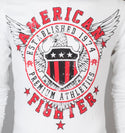 American Fighter Men's Long Sleeve Shirt EXCELSIOR White S-3XL */