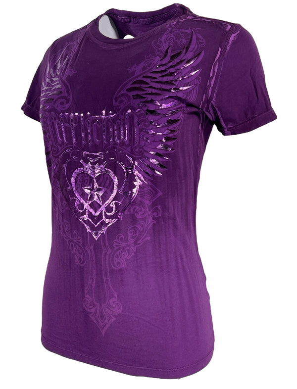 Affliction Women's T-Shirt Roseanna ^