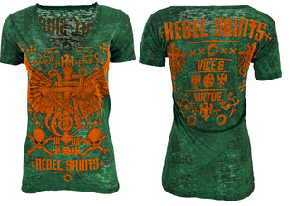Rebel Saint by Affliction Women's T-shirt Socket
