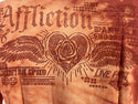 Affliction Women's T-Shirt Tragic Love Scoop Neck   ^