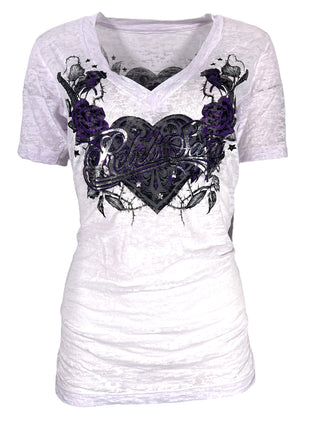 Rebel Saint By Affliction Women's T-shirt Young Diva