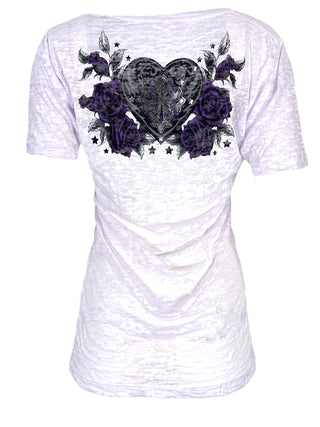 Rebel Saint By Affliction Women's T-shirt Young Diva