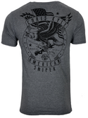 Howitzer Style Men's T-Shirt CHRIS KYLE EAGLE FLAG Military Grunt MFG