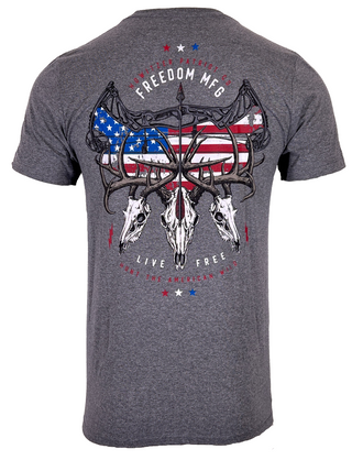 Howitzer Style Men's T-Shirt FREEDOM HUNT Military Grunt MFG