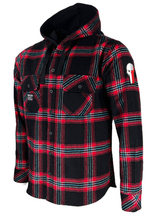 Howitzer Style Men's Button Down Flannel Tactics Military Grunt MFG