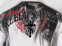 Rebel Saint By Affliction Men's T-Shirt Bloody Night Biker