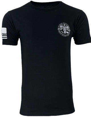 Howitzer Style Men's T-Shirt PATRIOT HUNT Military Grunt MFG