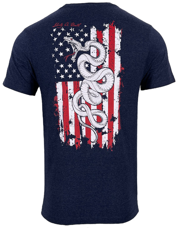 Howitzer Style Men's T-Shirt LIBERTY SLITHER Military Grunt MFG