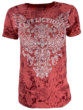 Affliction Women's T-Shirt Congregation  ^