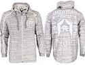 American Fighter Mens Long Sleeve Hoodie GIVEN SUNDAY shirt Grey  ^