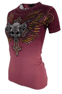 Affliction Women's T-Shirt Hyper Speed  ^