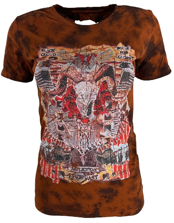 Affliction Women's T-Shirt Saint Second  ^