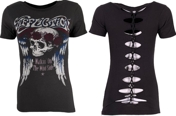 Affliction Women's T-Shirt Dream On ^