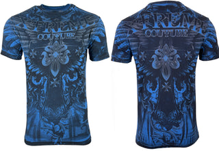 Xtreme Couture By Affliction Men's T-Shirt WROUGHT IRON Blue
