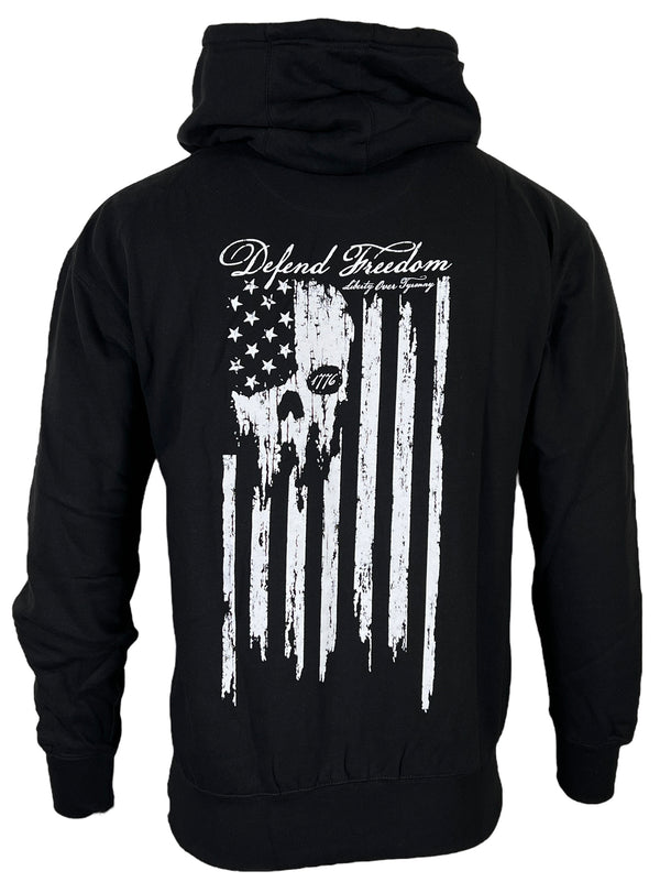 Howitzer Style Men's Hoodie DEFEND FREEDOM Heavyweight Military Grunt MFG