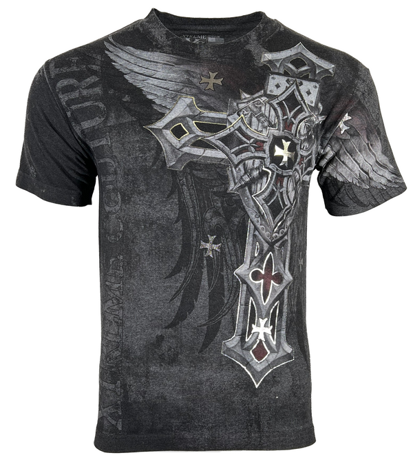 Xtreme Couture By Affliction Men's T-Shirt Battledome Biker