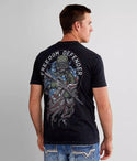 AFFLICTION Men's T-shirt SOLDIERS FLAG Skull Biker S-3XL NWT