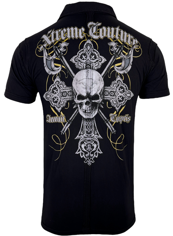 Xtreme Couture Men's Polo Shirt Heritage Black
