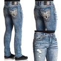 Affliction Men's Denim Jeans Gage Peak Groves Blue