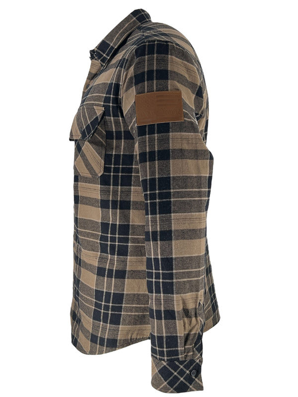 Howitzer Style Men's Button Down Flannel Rifle Military Grunt MFG