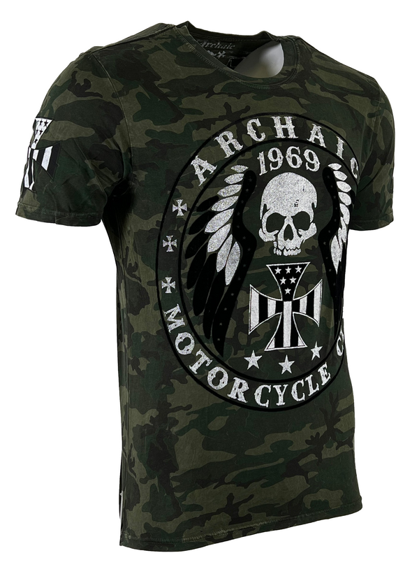Archaic by Affliction Men's T-Shirt Motor Billy