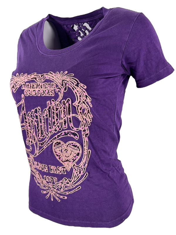 Affliction Women's T-Shirt Ac Betrothed   ^