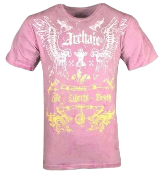 ARCHAIC BY AFFLICTION Men's T-Shirt REDEEMER Biker MMA