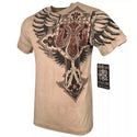 Xtreme Couture by Affliction Men's T-Shirt LOCKDOWN Sand
