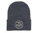 Howitzer Style Men's Beanie ARMS Military Grunt Heather Black