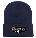 Howitzer Style Men's Beanie Stamp Military Grunt Navy