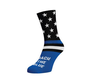 Howitzer Style Men's Socks Back The Blue Military Grunt