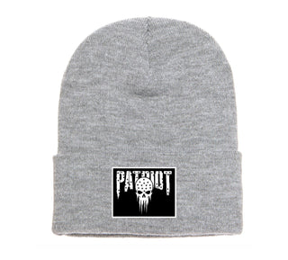 Howitzer Style Men's Beanie PATRIOT Military Grunt Heather Gray