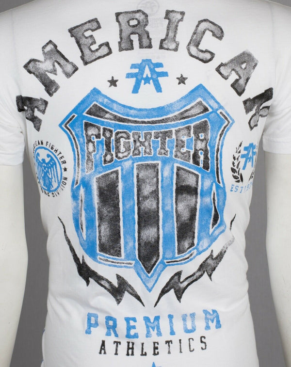 AMERICAN FIGHTER Alabama Lion White Athletic Fit Mens Crewneck T-shirt XL-3XL */