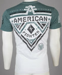 AMERICAN FIGHTER Crossroads White Green Eye Athletic Mens T-shirt XL-3XL NWT */
