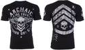 ARCHAIC by AFFLICTION Strong Crest Black White Regular Fit Men T-shirt S-3XL NWT