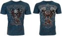 AFFLICTION Mens T-shirt American Customs Prairie Storm REVERSIBLE M-3XL