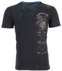 AFFLICTION Mens T-shirt American Customs Prairie Storm REVERSIBLE M-3XL