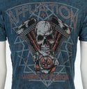 AFFLICTION Mens T-shirt American Customs Prairie Storm REVERSIBLE M-3XL