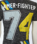 AMERICAN FIGHTER Mens T-shirt Recruit Black Heather S-3XL