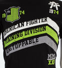 American Fighter Corner Black Neon Green Athletic Mens Crewneck T-shirt S-3XL +++