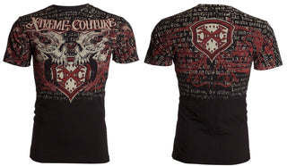 Xtreme Couture By Affliction Men's T-Shirt LIGHTNING Black