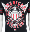 AMERICAN FIGHTER Excelsior Black Athletic Fit Mens Crewneck T-shirt L-3XL NWT