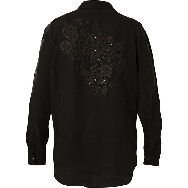 Affliction Women's Button Down NIGHTBIRD L/S Shirt
