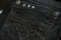 AFFLICTION Women's Denim Jeans JENNA ALKA JOURNEY Embroidered