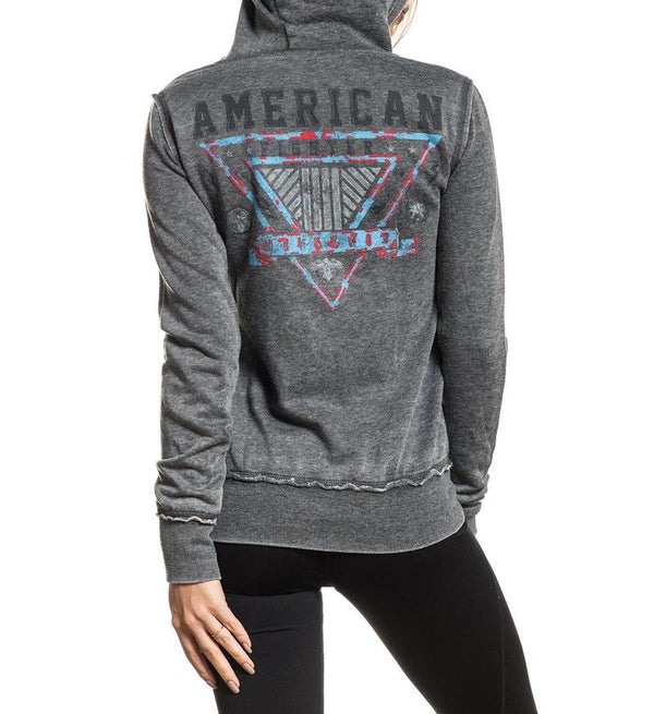 American fighter Women’s Hoodie Sweat Shirt CLEARMONT ARTISAN L/S MMA