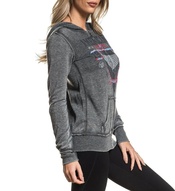 American fighter Women’s Hoodie Sweat Shirt CLEARMONT ARTISAN L/S MMA